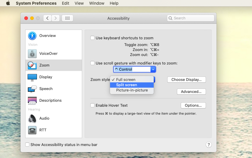 set up a hotkey for screenshot mac osx